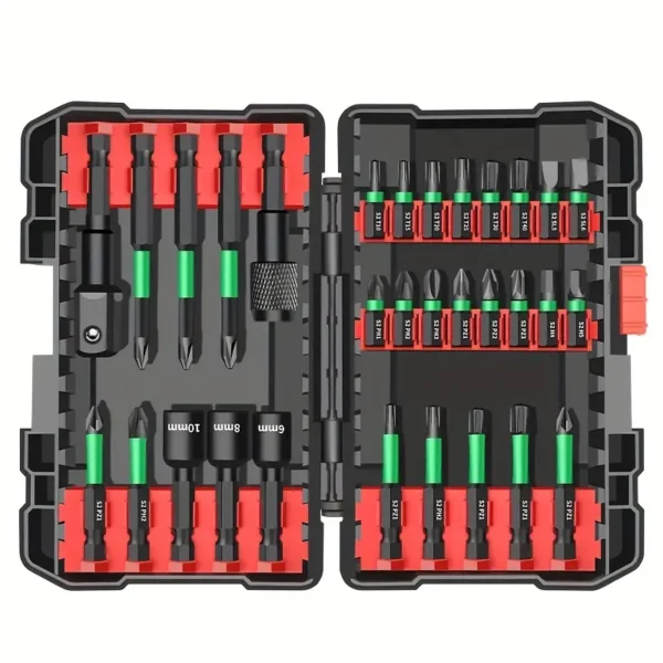 Facoow 31pcs Electric Screwdriver Bit Set