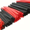 127pcs Assorted Black & Red Shrink Tubing
