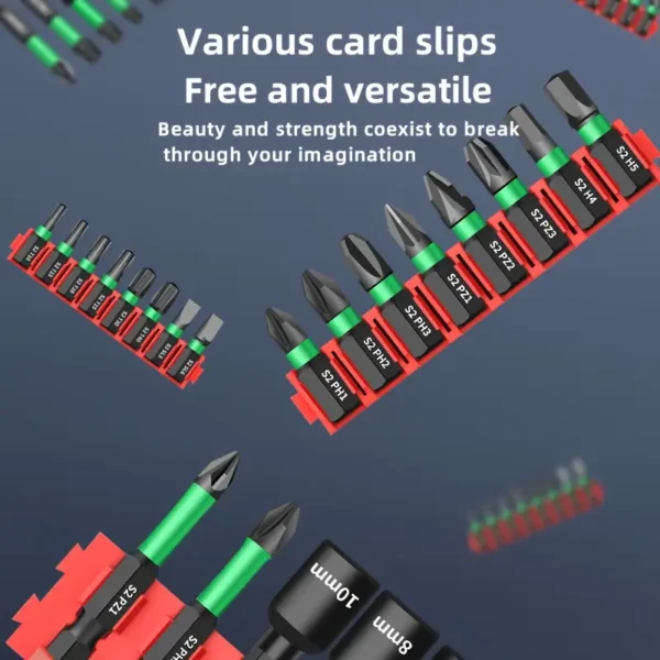 Facoow 31pcs Electric Screwdriver Bit Set