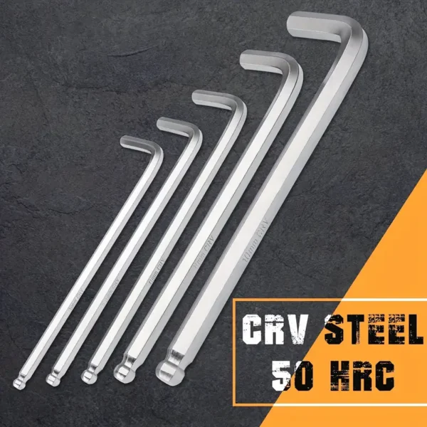 13pcs Long Arm Hex Key Set